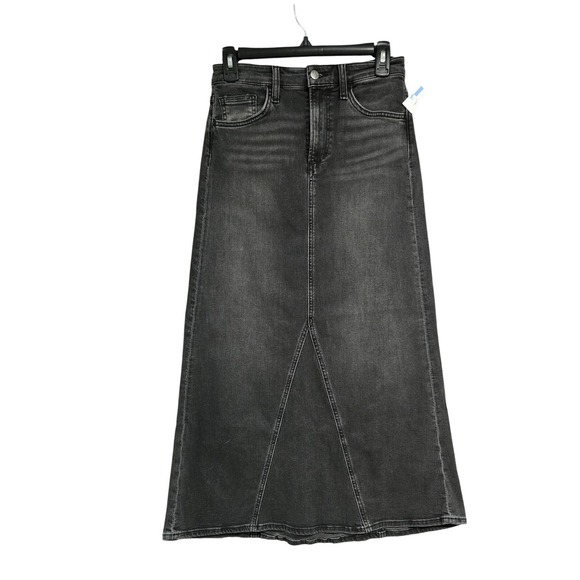 Joe's Jeans Dresses & Skirts - Joe's Jeans Faye Maxi Skirt Faded Black Denim High Rise Long Skirt Women's Sz 25